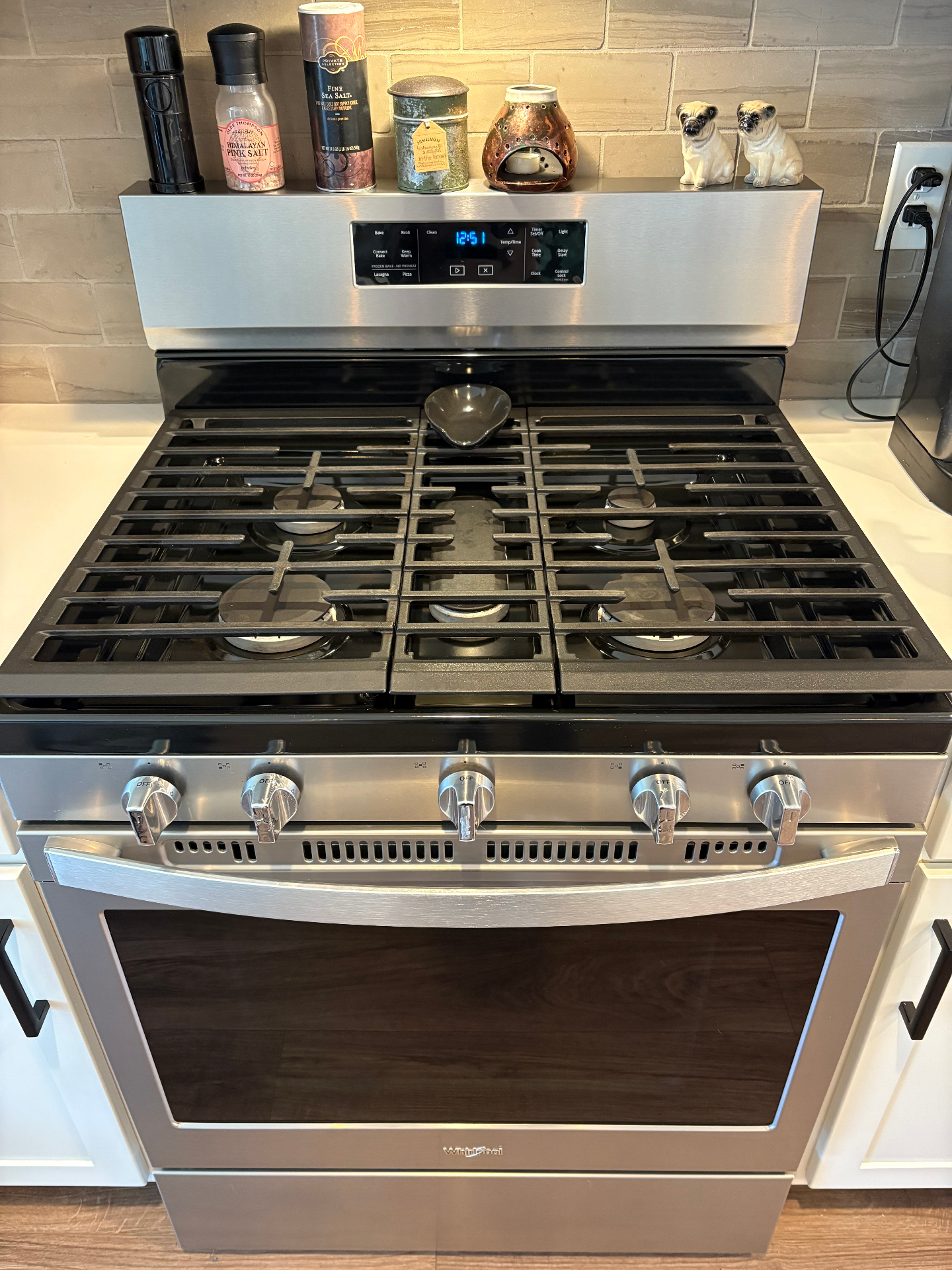 Gas Range — Degreased — after Black Label Clean
